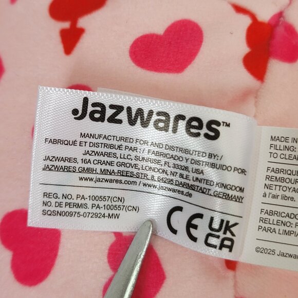 Squishmallows Hello Kitty Angel Valentine's 2025 Pink Red Hearts Plush Toy 8 in - Picture 13 of 15